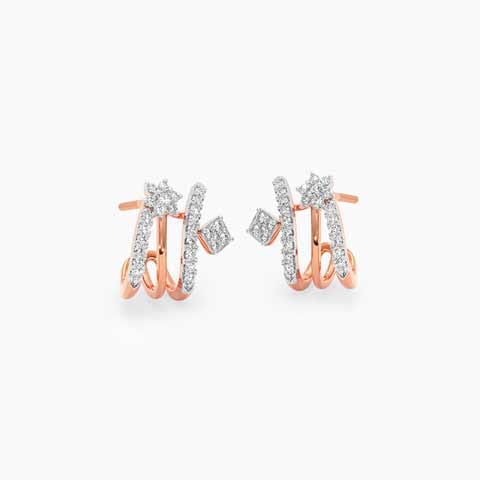 Glitter Gaze Diamond Hoop Earrings Glitter Gaze Diamond Hoop Earrings