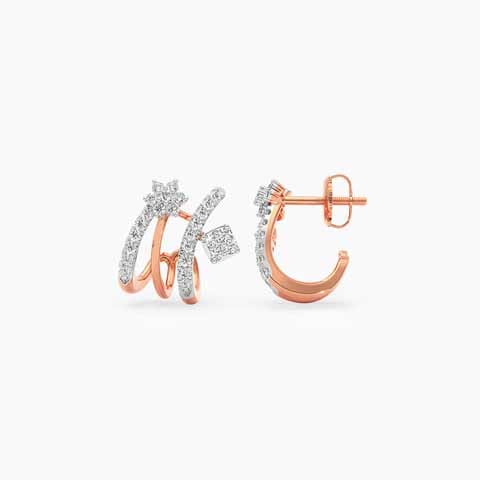 Glitter Gaze Diamond Hoop Earrings Glitter Gaze Diamond Hoop Earrings