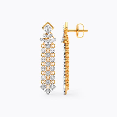 Dazzling Veil Diamond Drop Earrings Dazzling Veil Diamond Drop Earrings