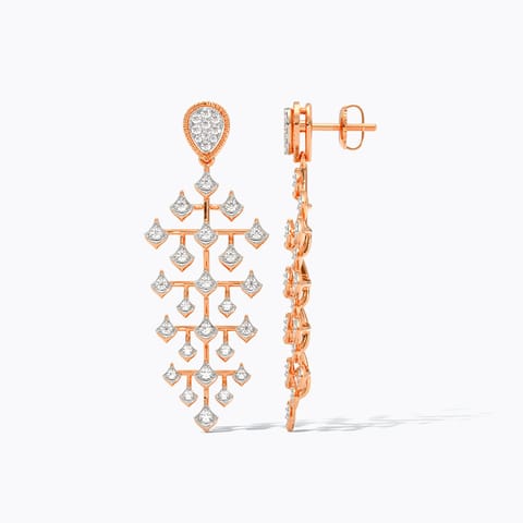 Tribal Moss Diamond Drop Earrings Tribal Moss Diamond Drop Earrings