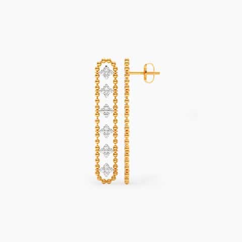 Cosmic Beads Diamond Drop Earrings Cosmic Beads Diamond Drop Earrings