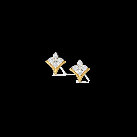 Trinket Diamond Stud Earrings