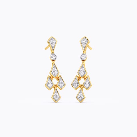 Zicron Diamond Drop Earrings
