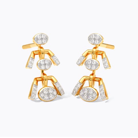 Enigmatic Diamond Drop Earrings Enigmatic Diamond Drop Earrings