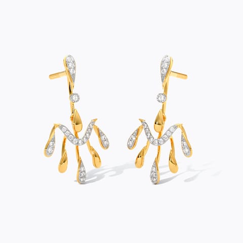 Cascading Elegance Diamond Drop Earrings Cascading Elegance Diamond Drop Earrings