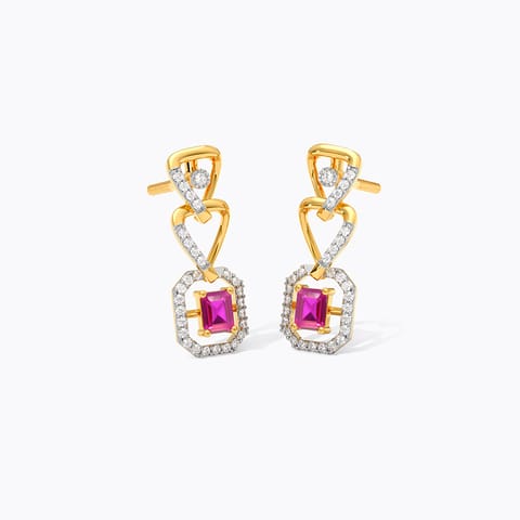 Scarlet Links Gemstone Drop Earrings Scarlet Links Gemstone Drop Earrings