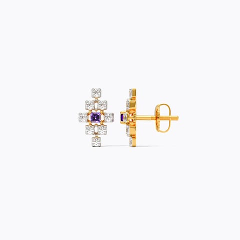 Lapis Duplo Gemstone Stud Earrings Lapis Duplo Gemstone Stud Earrings