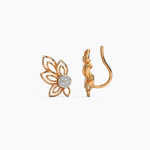 Samirah Floret Diamond Earcuffs