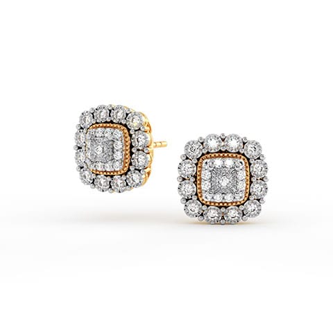 Regal Sunburst Diamond Stud Earrings Regal Sunburst Diamond Stud Earrings