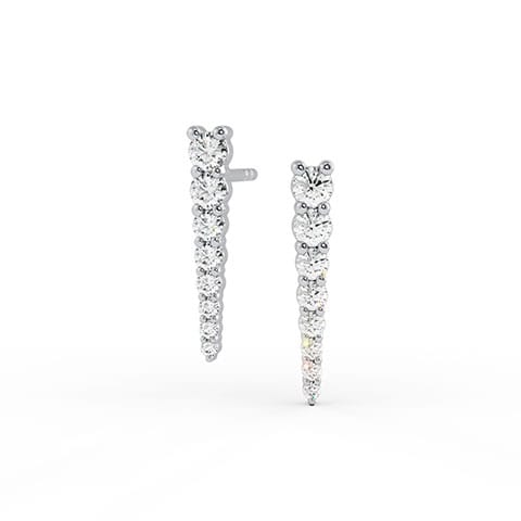 Rainbow Spike Diamond Drop Earrings Rainbow Spike Diamond Drop Earrings