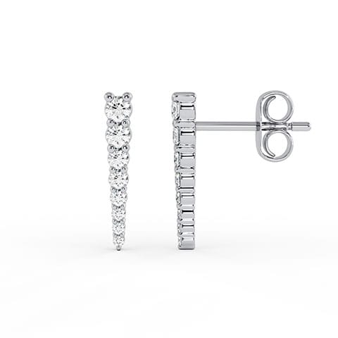 Rainbow Spike Diamond Drop Earrings Rainbow Spike Diamond Drop Earrings