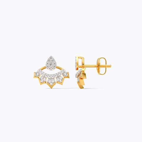 Kashi Craft Diamond Stud Earrings Kashi Craft Diamond Stud Earrings