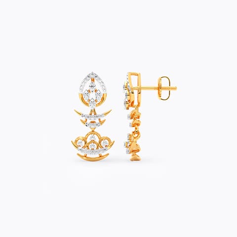 Balefire Diamond Drop Earrings