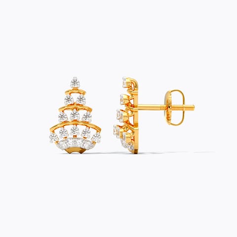 Kashi Saaj Diamond Stud Earrings Kashi Saaj Diamond Stud Earrings