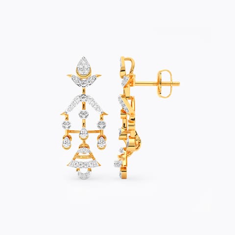 Zayana Diamond Drop Earrings