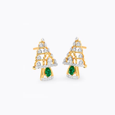 Kashi Spark Gemstone Stud Earrings