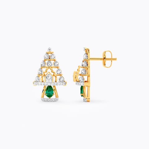 Kashi Spark Gemstone Stud Earrings