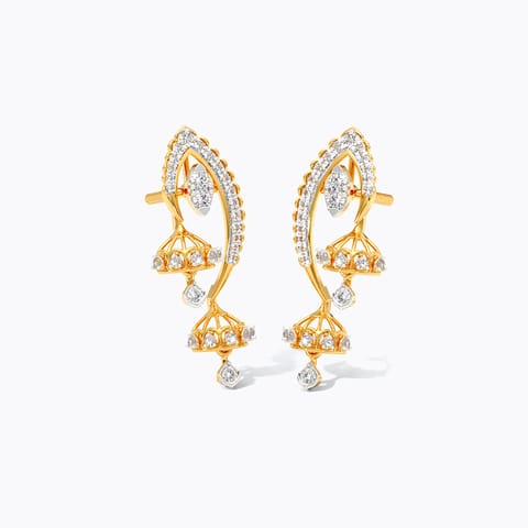 Leher Diamond Drop Earrings Leher Diamond Drop Earrings