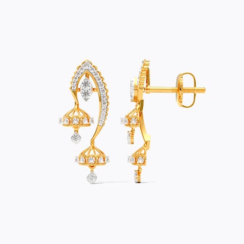 Leher Diamond Drop Earrings Leher Diamond Drop Earrings