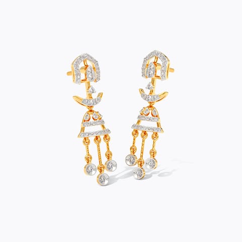 Vyakula Diamond Drop Earrings
