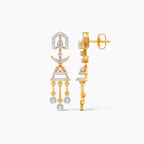 Vyakula Diamond Drop Earrings