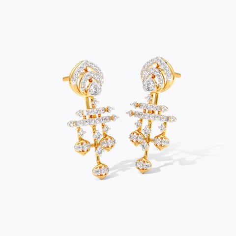 Raktima Diamond Drop Earrings