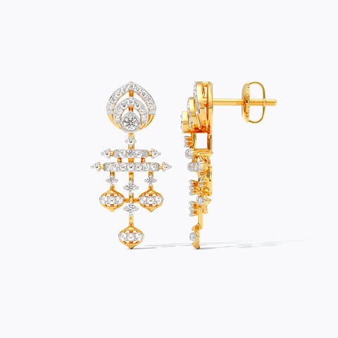 Raktima Diamond Drop Earrings