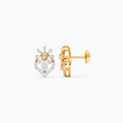 Debonair Diamond Stud Earrings