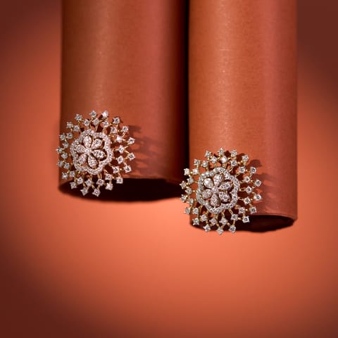 Cluster Luxe Diamond Stud Earrings Cluster Luxe Diamond Stud Earrings