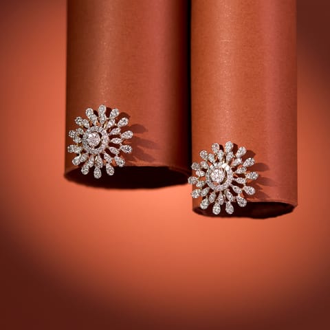 Retro Glow Diamond Stud Earrings Retro Glow Diamond Stud Earrings