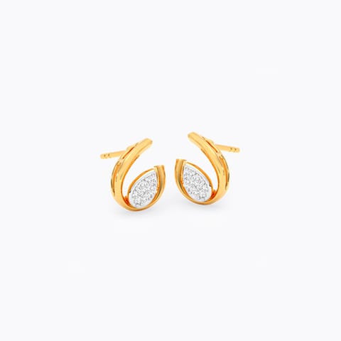 Modest Muse 9KT Diamond Stud Earrings