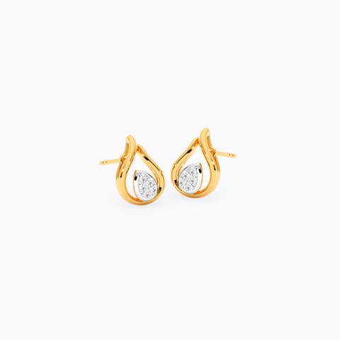 Defined Spark 9KT Diamond Stud Earrings