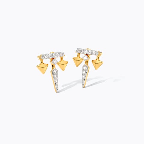 Kinetic Sparkle KT Diamond Drop Earrings
