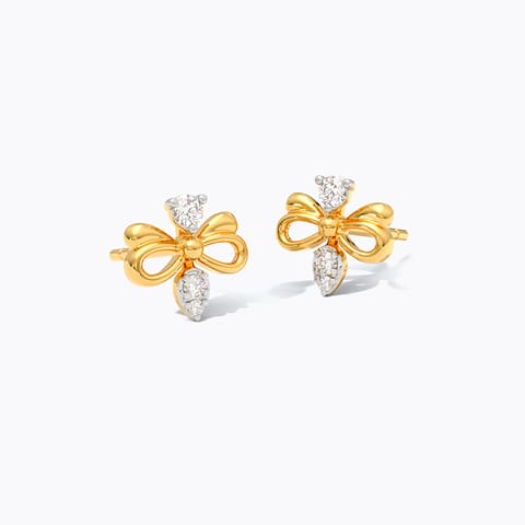 Firefly 9KT Diamond Stud Earrings