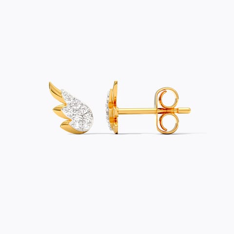 Gleamy Wings 9KT Diamond Stud Earrings Gleamy Wings 9KT Diamond Stud Earrings
