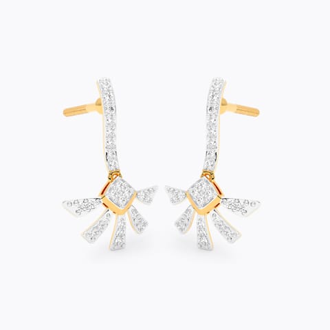 Gilded Serenity Diamond Drop Earrings Gilded Serenity Diamond Drop Earrings