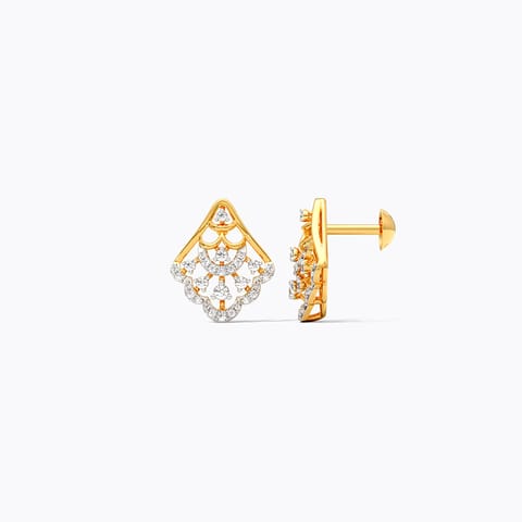 Urban Gleam Diamond Stud Earrings