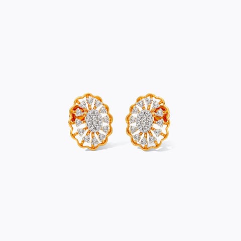 Classic Cascade Diamond Stud Earrings Classic Cascade Diamond Stud Earrings
