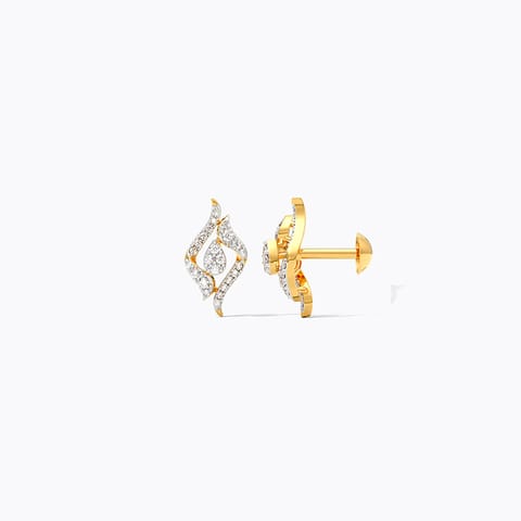 Subtle Spark Diamond Stud Earrings
