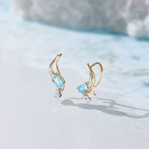 Leher Gemstone Ear Cuffs