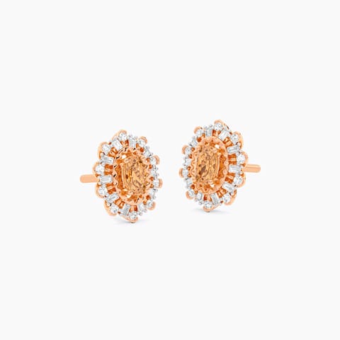 Lumina Ivy Gemstone Stud Earrings