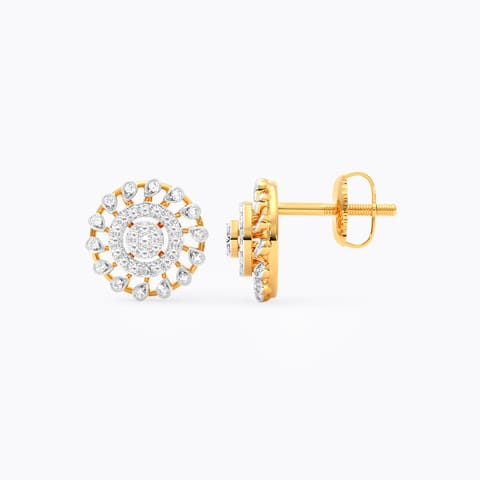 Celeste Classic Diamond Stud Earrings
