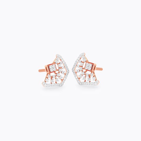 Regal Shine Diamond Stud Earrings