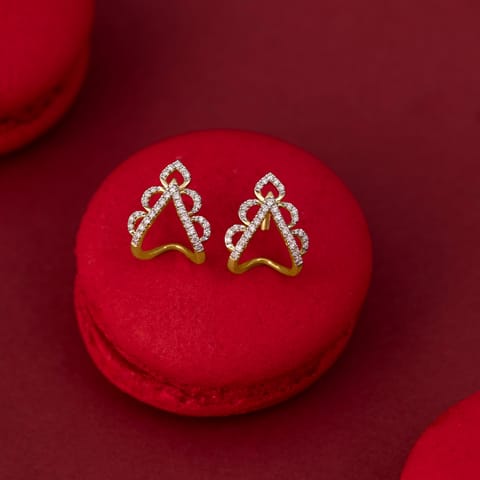 Swarn Vanki Diamond Hoop Earrings