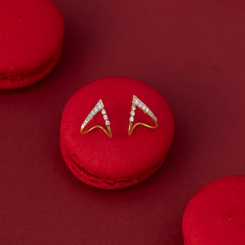 Vector Vanki Diamond Hoop Earrings