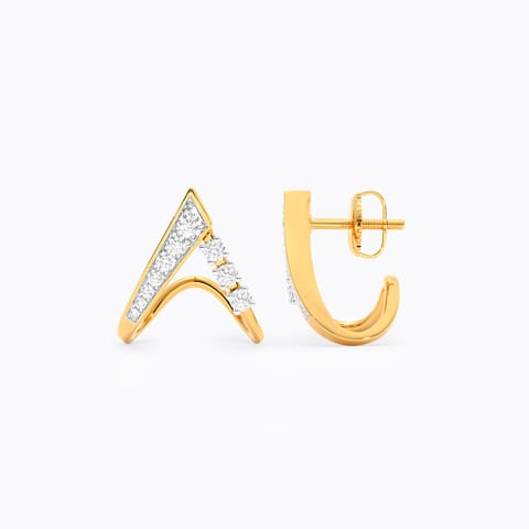 Vector Vanki Diamond Hoop Earrings