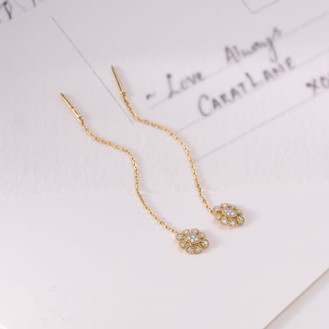 Timeless Trails Diamond Sui Dhaga Earrings