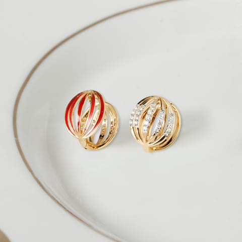 Radiant Halo Reversible Diamond Hoop Earrings