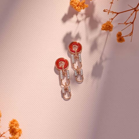 Lumina Links Diamond Drop Earrings