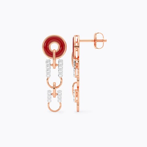 Lumina Links Diamond Drop Earrings